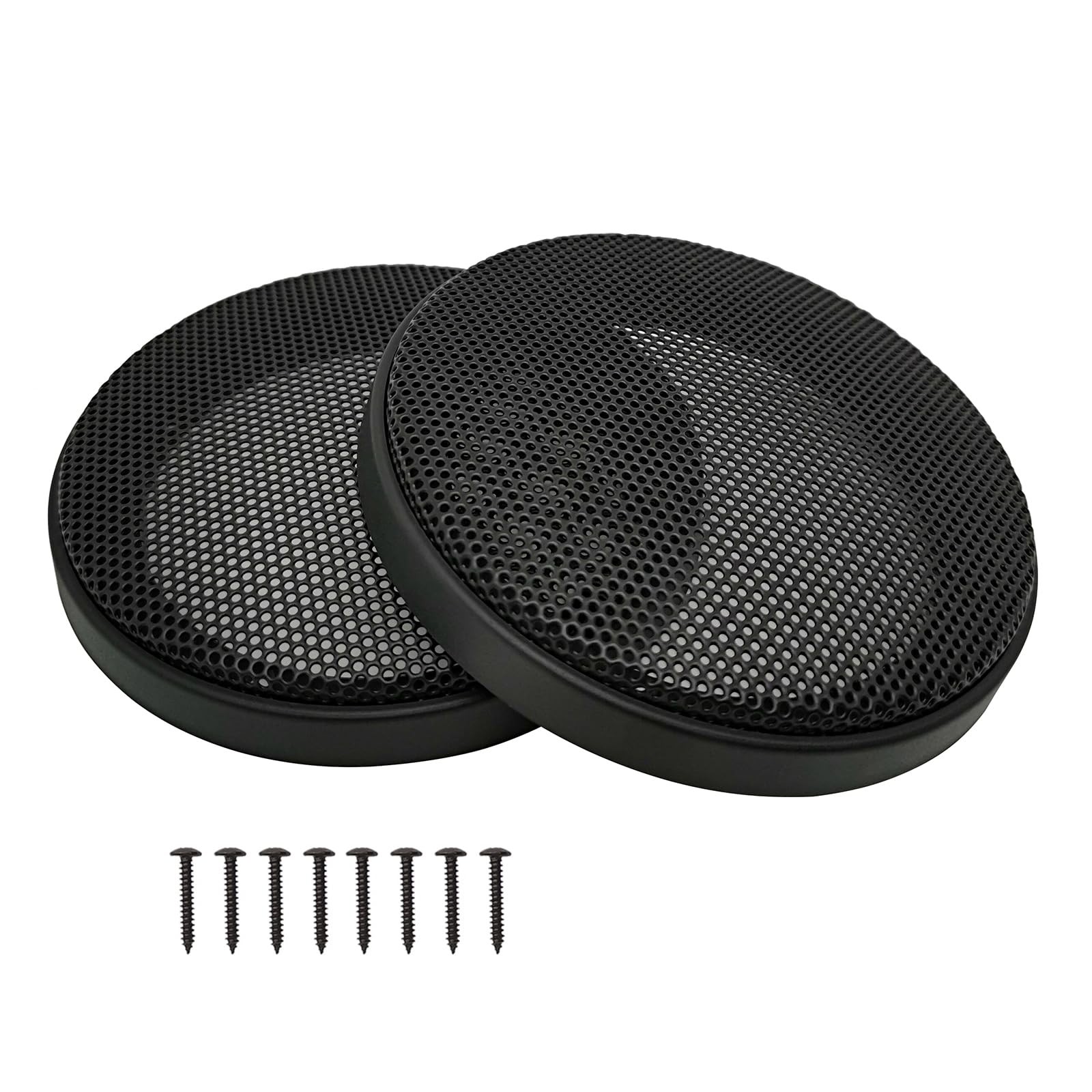 Fuhengli 3" Speaker Grill Covers, Car Subwoofer 3'' - 2Pcs, Black