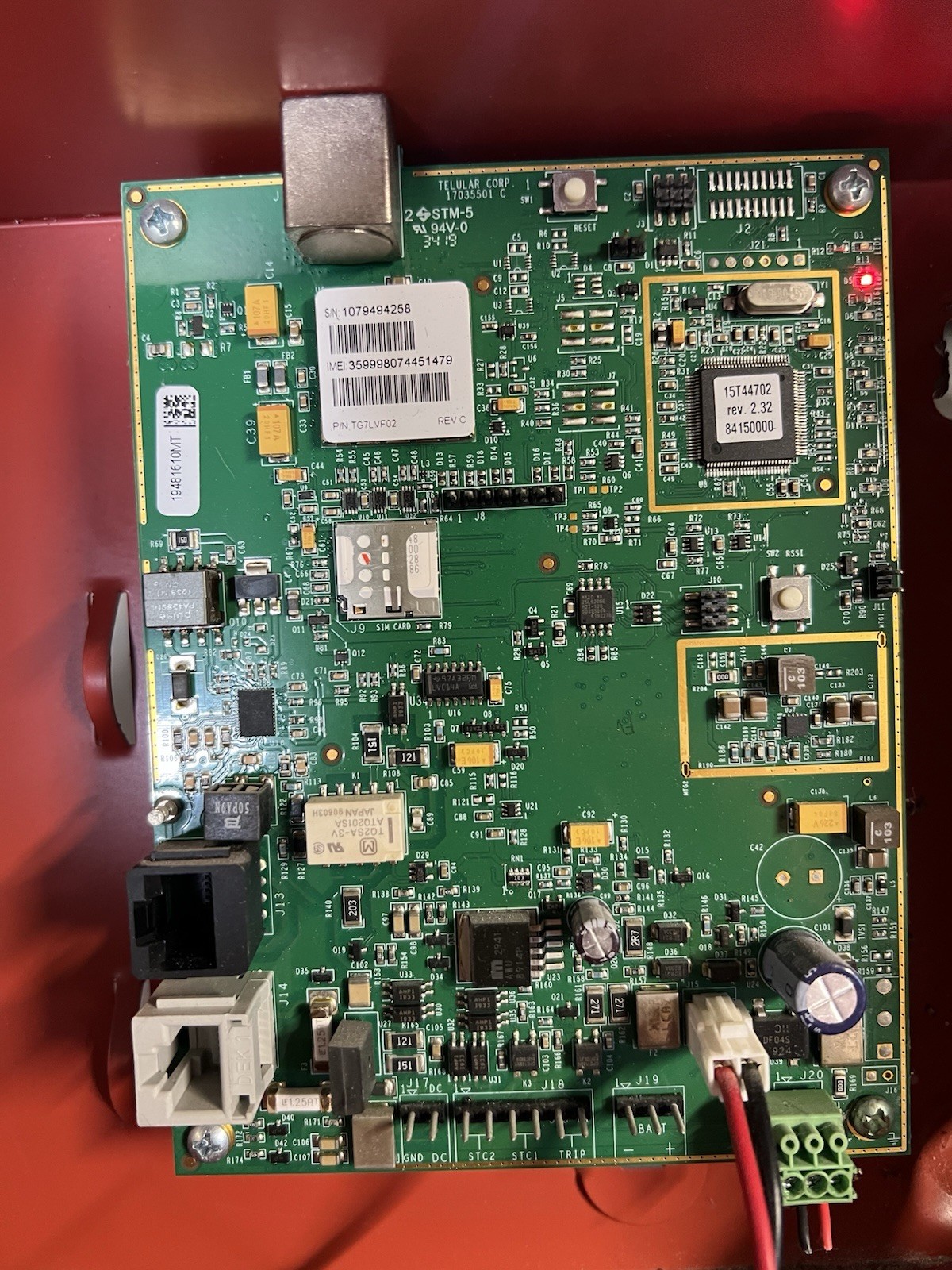 Telegard Digital TG 7FS Box Alarm System, Cellular Working Needs Programming ￼