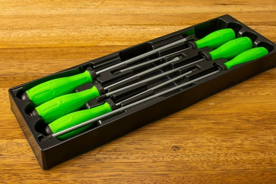 VIM Tools SD100 6 Piece Phillips/Flat Screwdriver Set