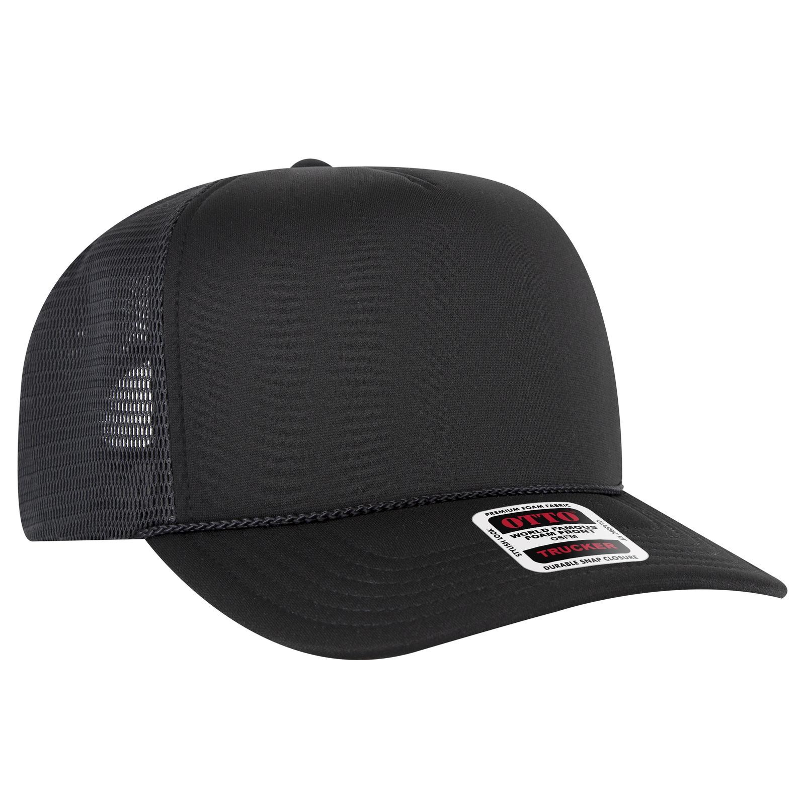 OTTO CAP "OTTO COMFY FIT" 5 Panel High Crown Mesh Back Trucker Hat - 39-167