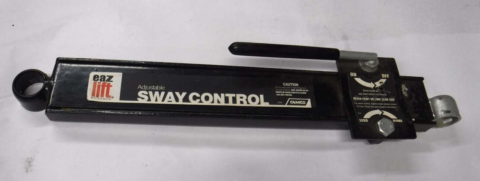 NOS CAMCO EAZ LIFT TRAILER TOWING ADJUSTABLE SWAY CONTROL BAR (NO MOUNT) O19-2