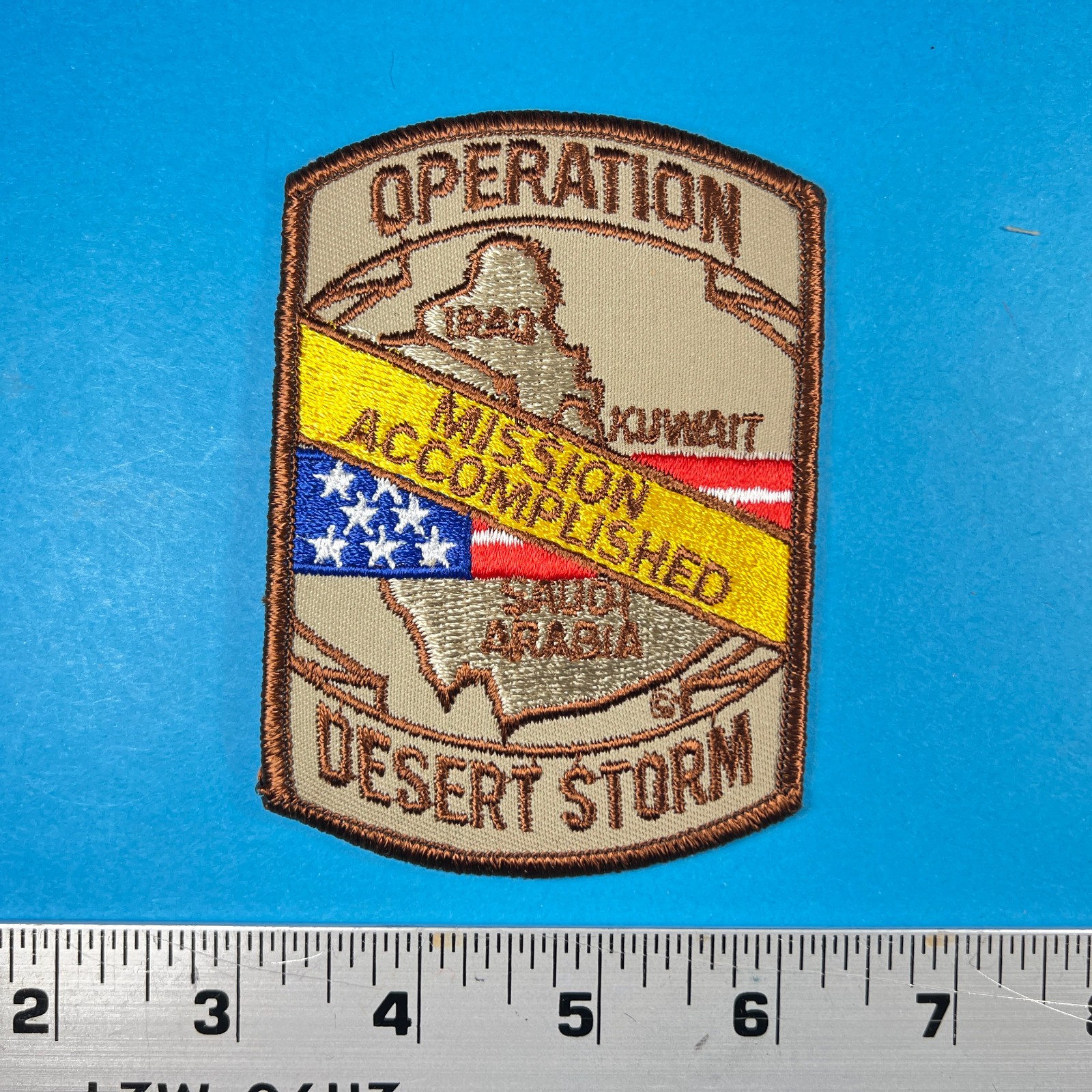 Operation Desert Storm- Mission Accomplished  patch