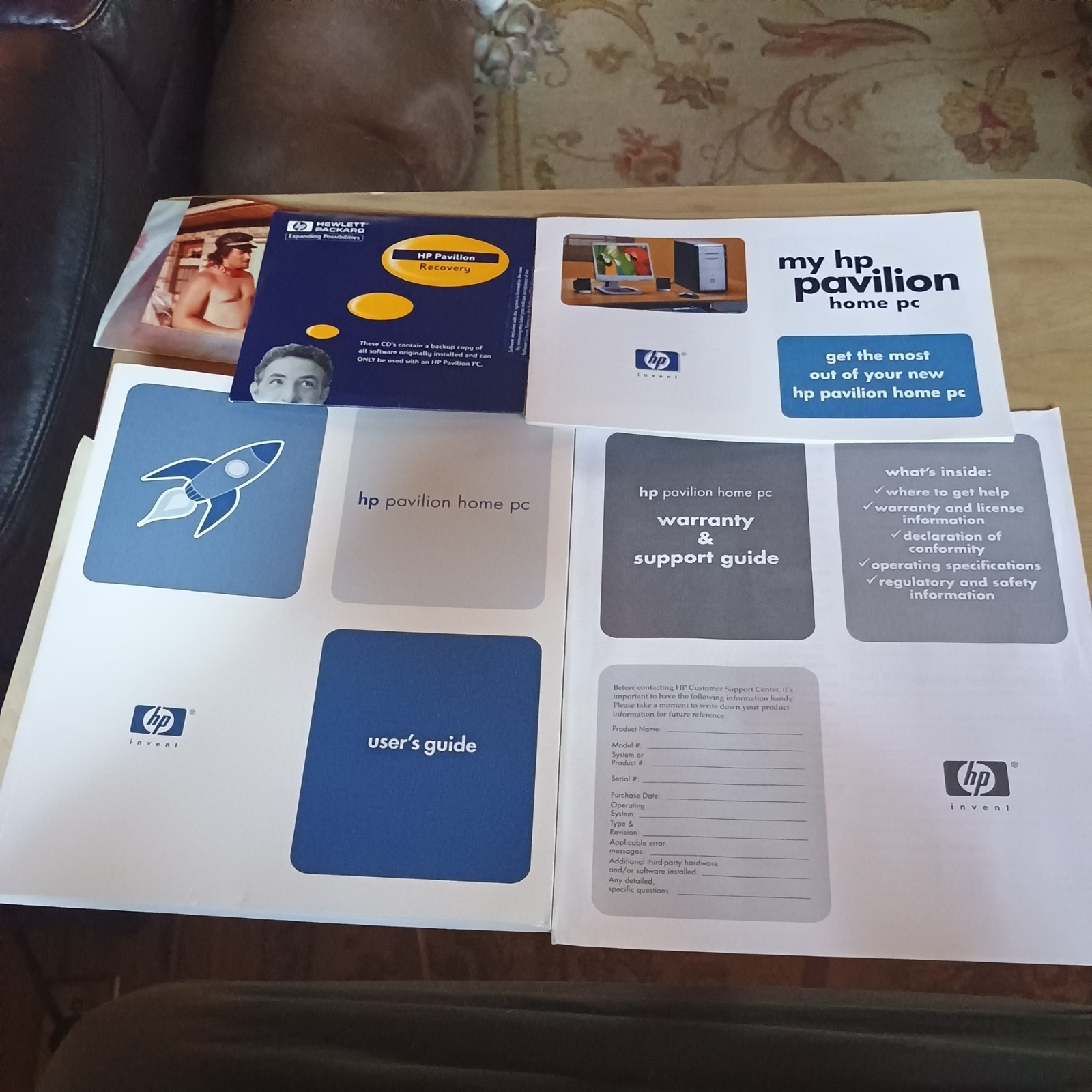 Hewlett Packard - PAVILION Home PC 2000 Instruction Manual Bundle w/Software