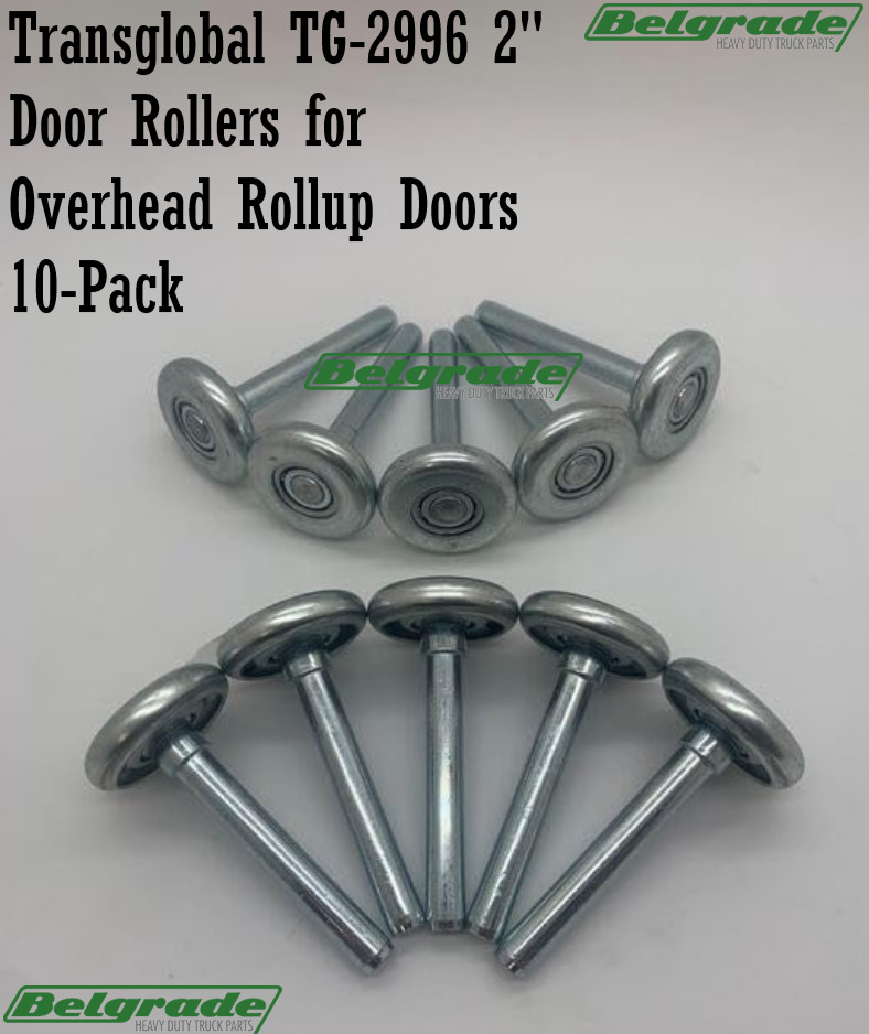 Transglobal TG-2996 2" Door Rollers for Overhead Rollup Doors 10-Pack