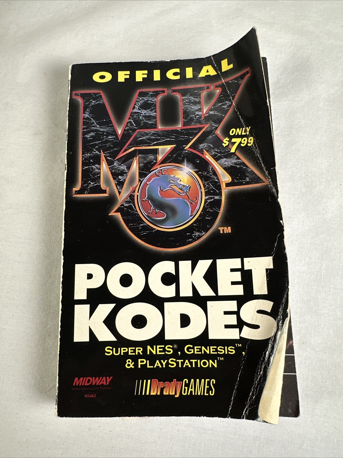 Official Mortal Kombat 3 Pocket Kodes Brady Games