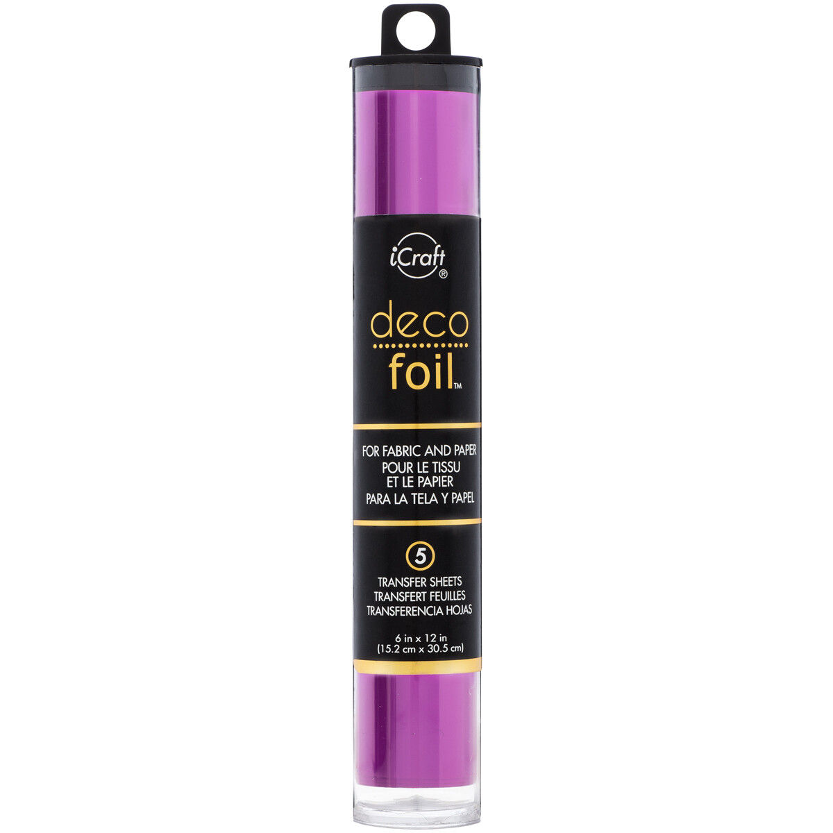 Thermoweb Deco Foil Transfer Sheets 6"X12" 5/Pkg-Magenta (satin)