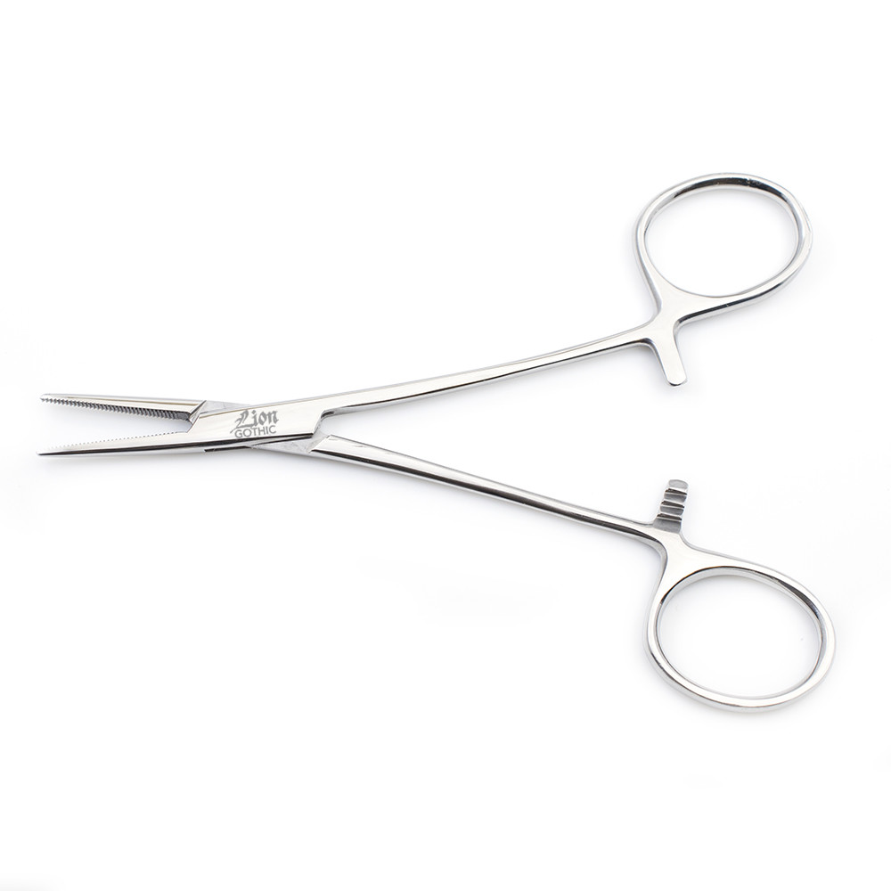 Straight Hemostatic Forceps Body Piercing Tool Made of Surgical Steel.