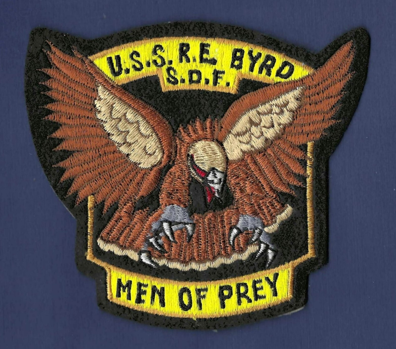 USS R.E. BYRD DDG-23 Guided Missile Destroyer Ship's Patch
