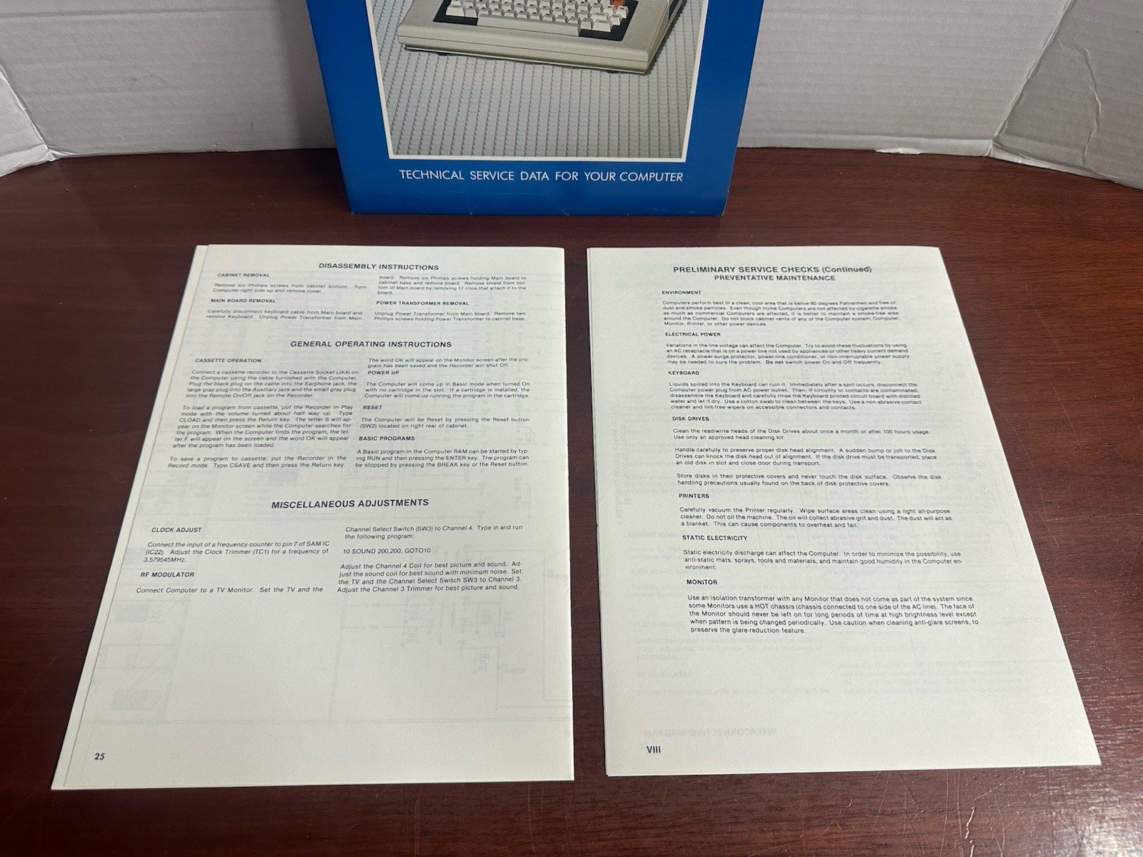 SAMS Computerfacts Radio Shack TRS-80 Color Computer Technical Service Data