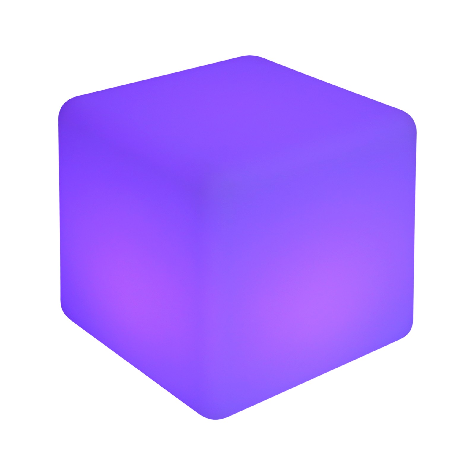 16 RGB Colors Rechargeable 12 inch LED Light Cube Stools Chair W/Remote Control