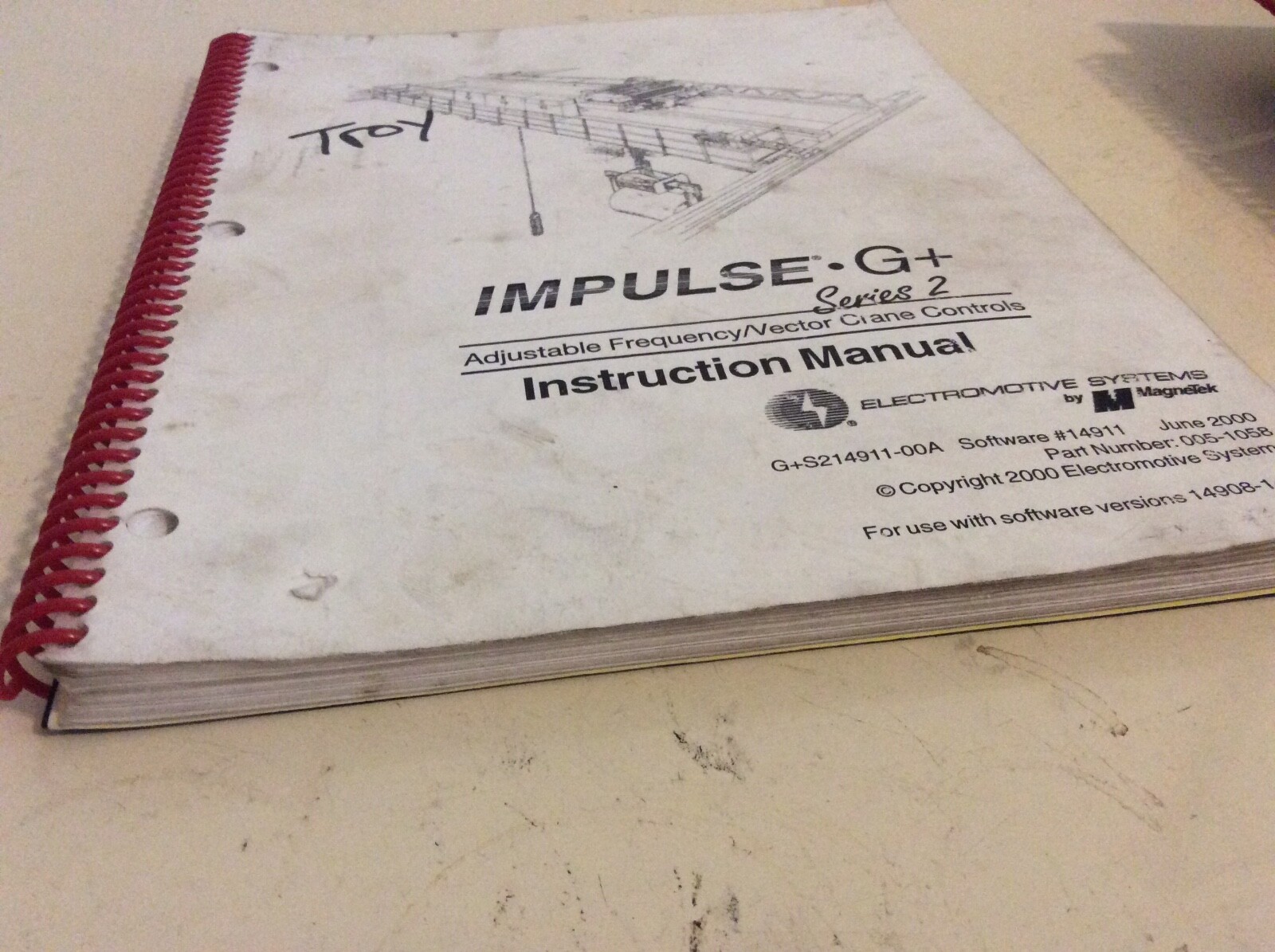 Electromotive Impulse G+ Series 2 Vector Crane Control Instruction Manual