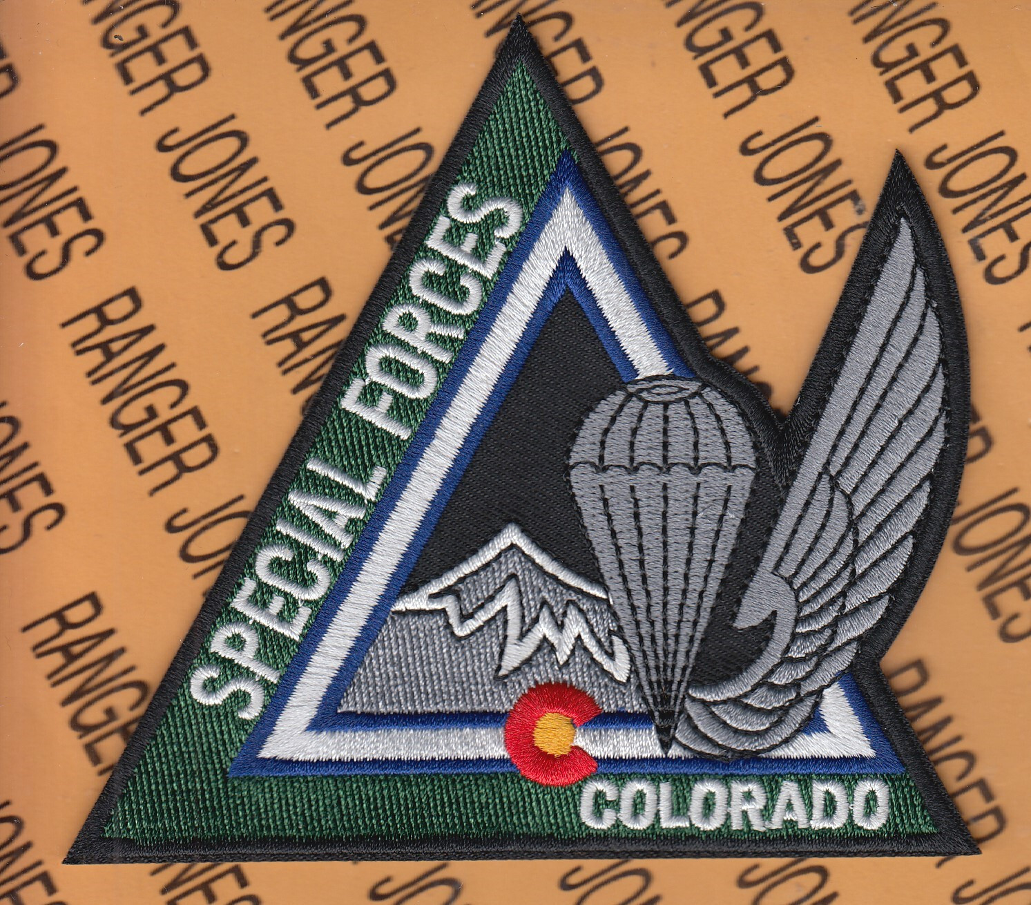 5th Bn 19th Special Forces Group Airborne SFGA Colorado 4.5" pocket patch T-1A