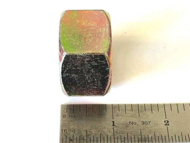 1" - 8 UNC GRADE 8 YELLOW ZINC PLATED HEX NUT (1 NUT)