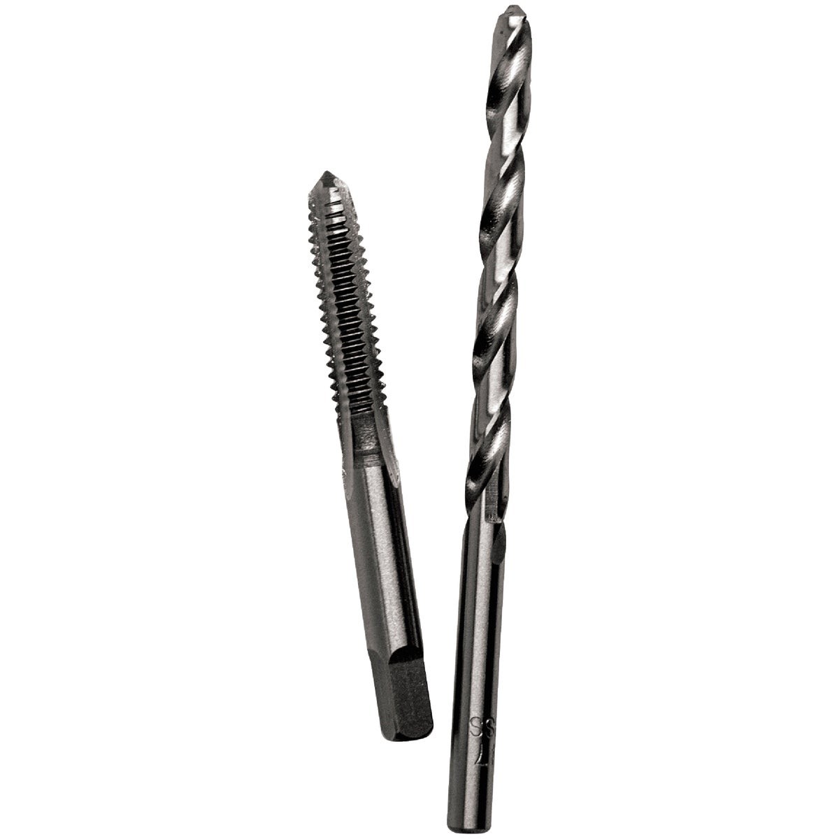 Drill & Tool 1/4-20  Coarse Carbon Steel Tap-Plug  and #7 Wire Gauge Drill Bit
