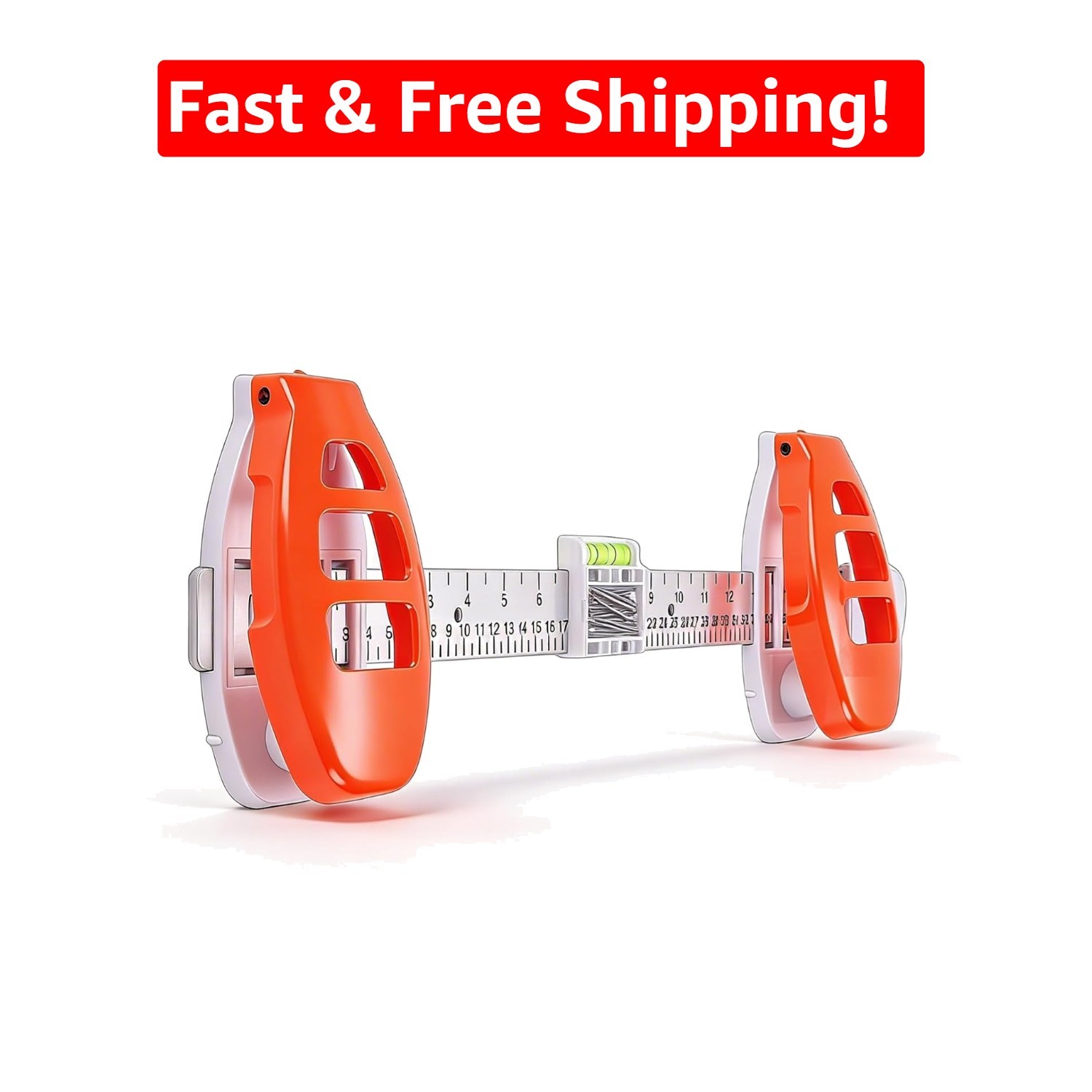Professional Quality Picture Hanging Tool with Integrated Level & Marking Aid
