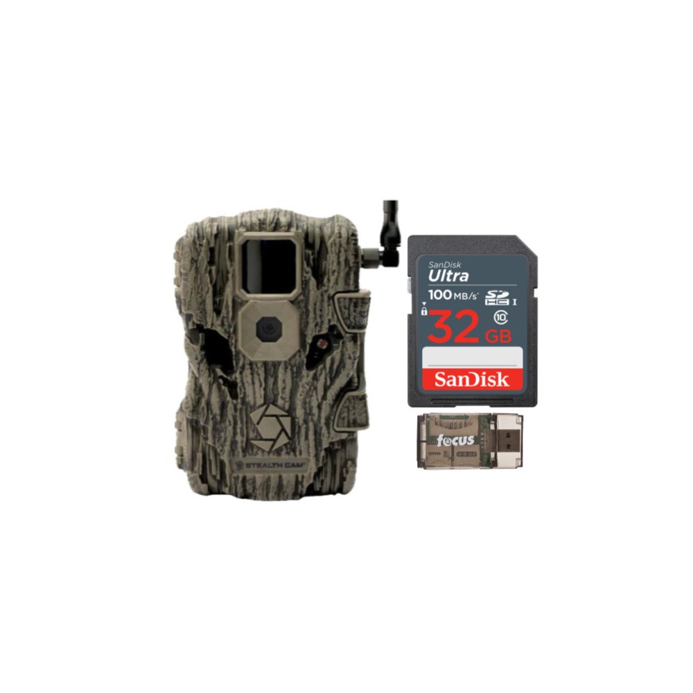 Stealth Cam Fusion X 26MP Trail Camera AT T Bundle HUNTING