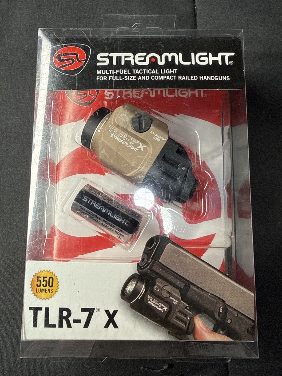 Streamlight 69429 TLR-7A Flex 500-Lumen Low-Profile Rail-Mounted Tactical Light,