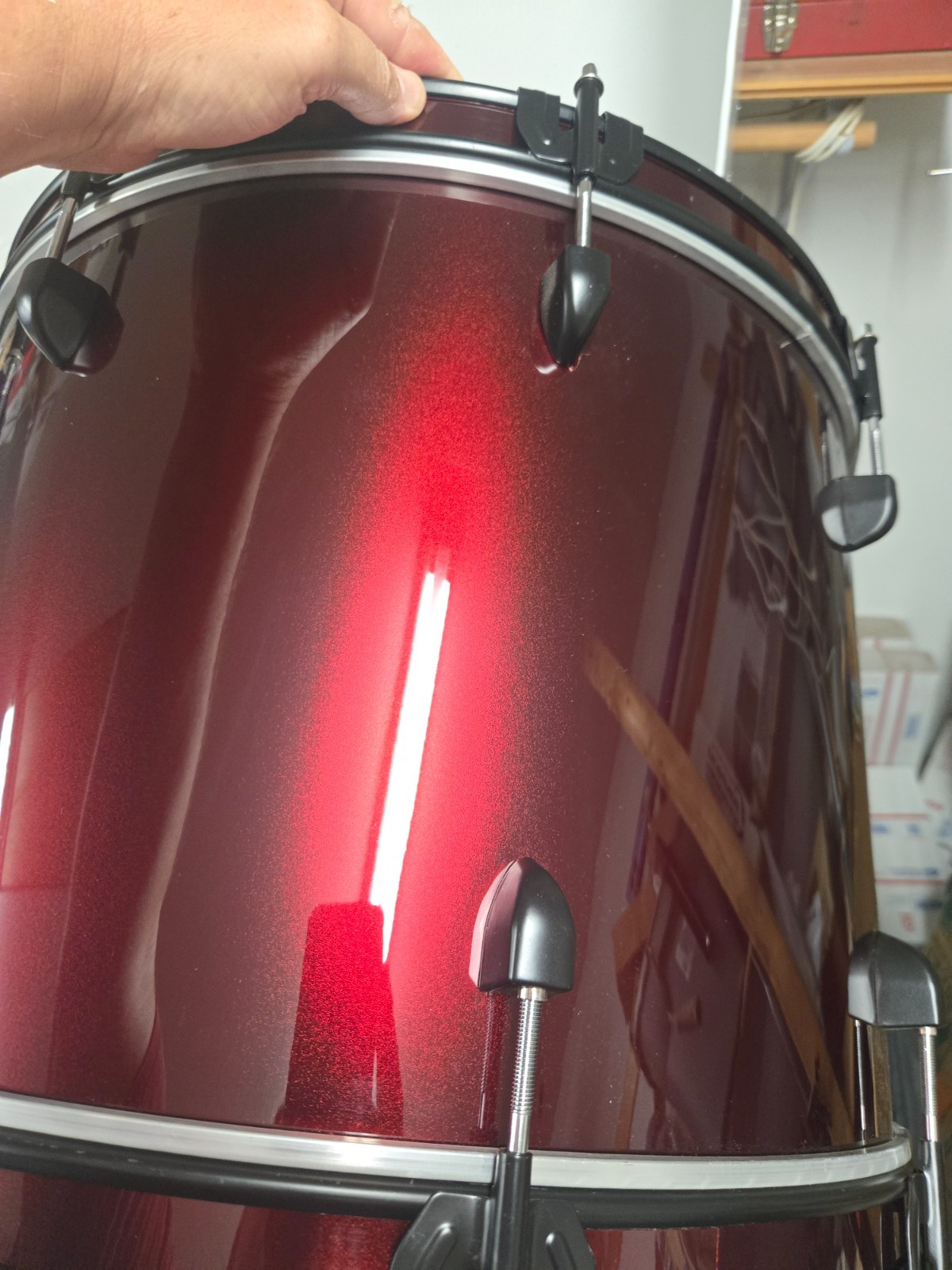 drum DP, head DP, 20" diameter, 16.25" height, with case