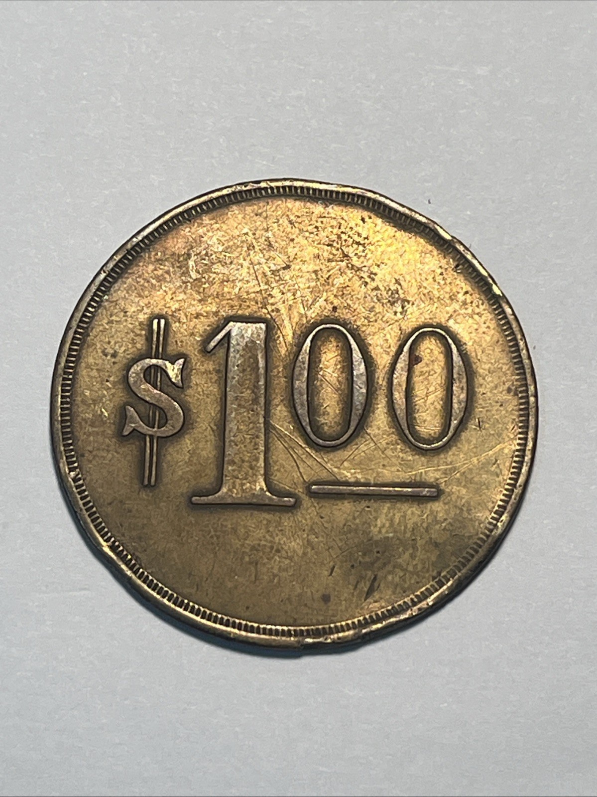 Vintage $1 One Dollar Exonumia Token Medal Medallion