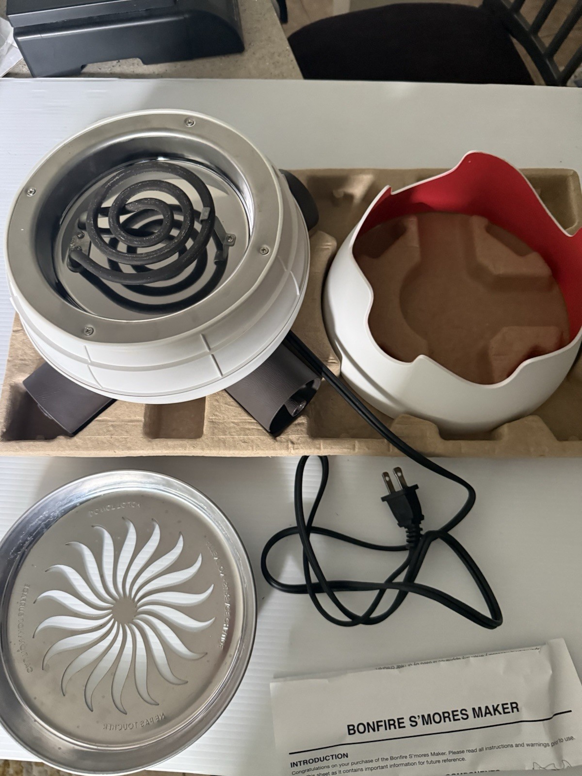 Flameless Sharper Image S’mores Maker Easy Cleaning Bonfire Tested