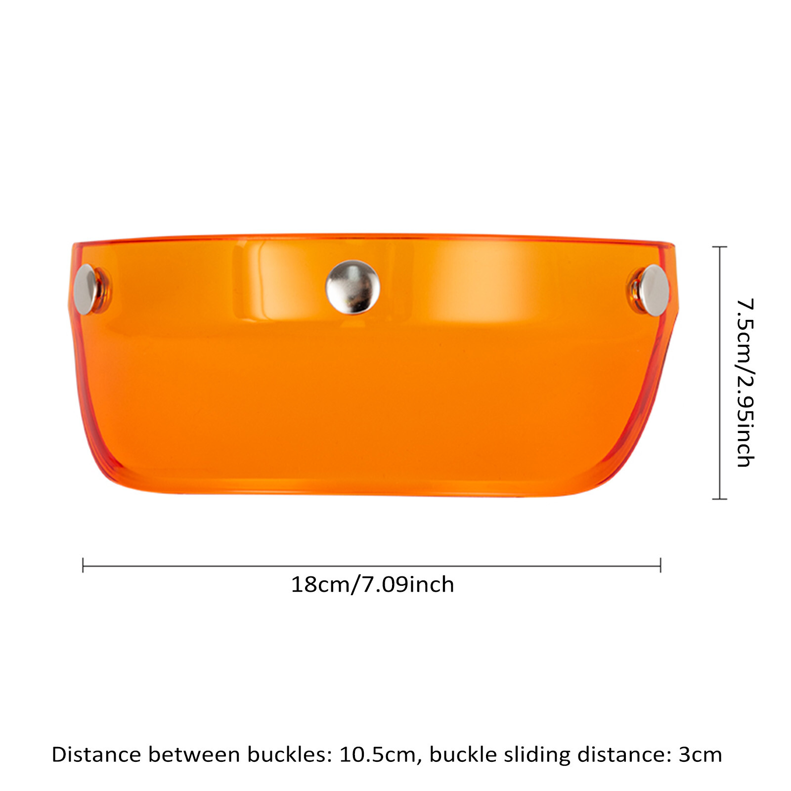 Motorcycle Visor Motorcycle 3/4 Open - S9A5