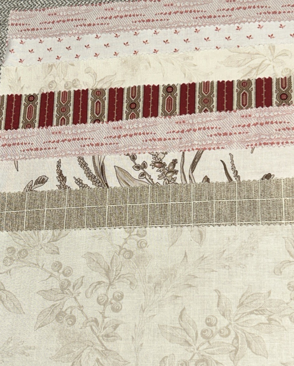 Set Of 8 (10” x 10”) Chateau de Chantilly Moda French General Layer Cake Fabric