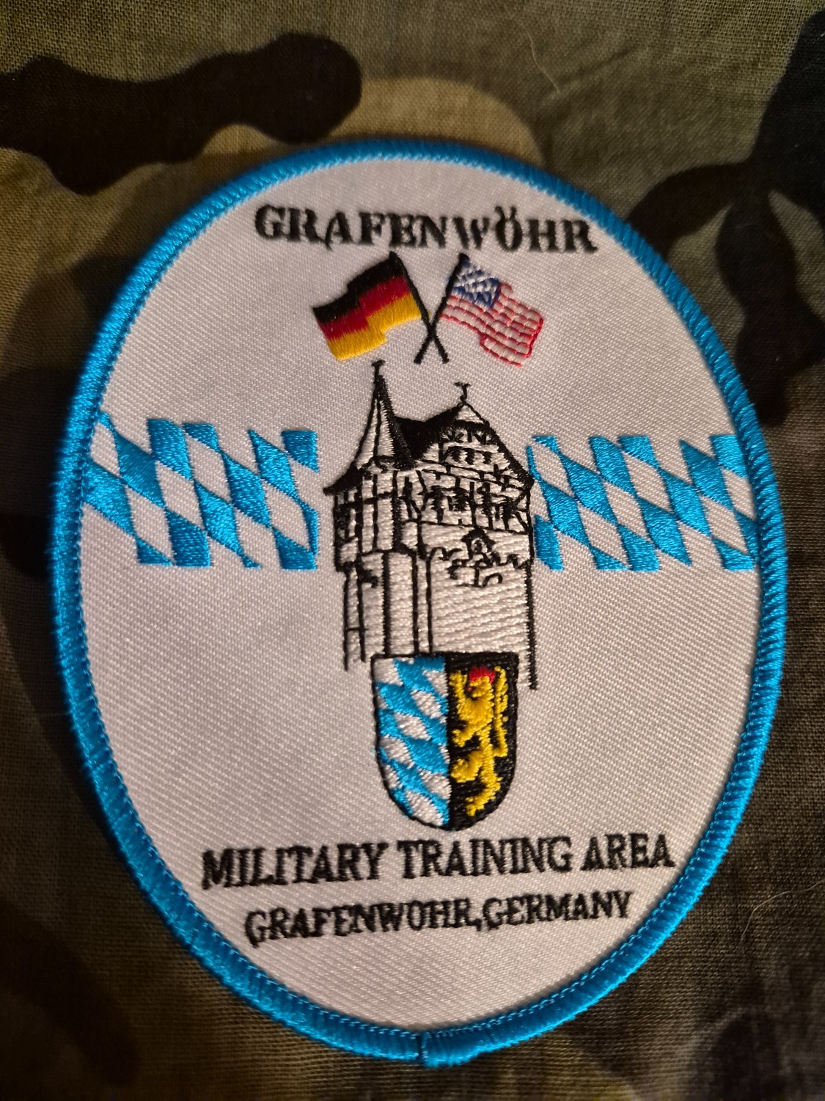 Grafenwohr Military Training Area . Germany  3.5 X 5 "  patch