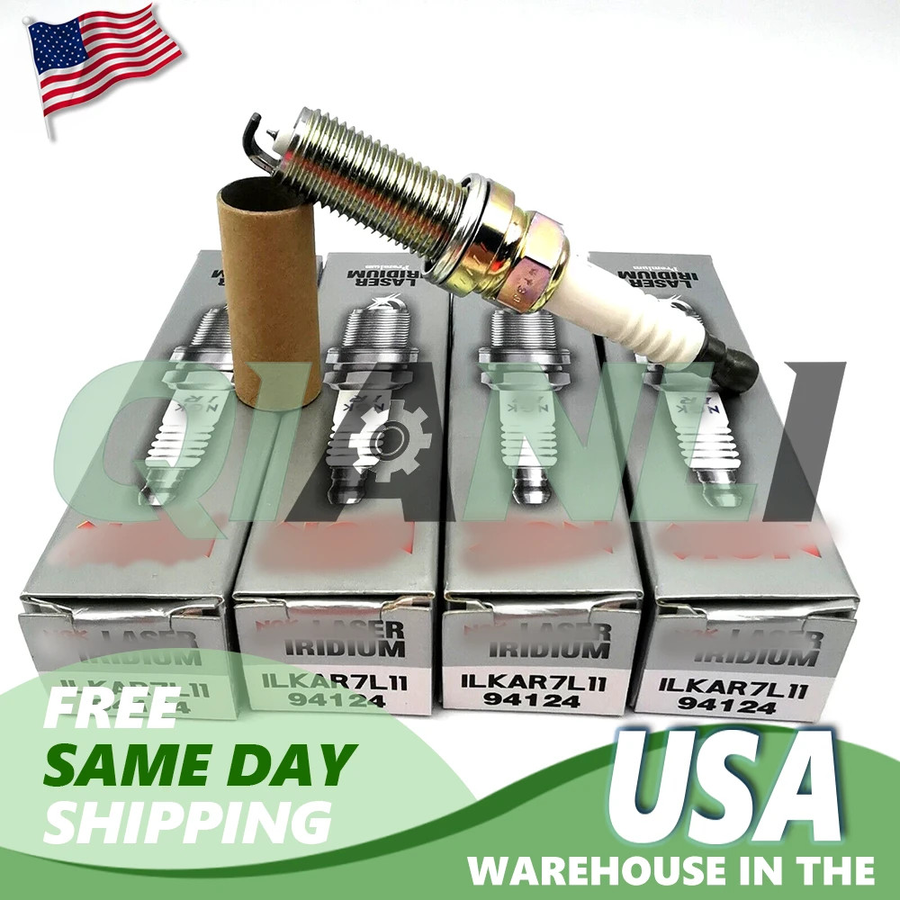 4x NGK Mazda 94124 Iridium Spark Plug ILKAR7L11 for Mazda CX-5 2013-2023 2.5L L4