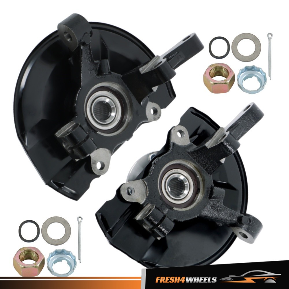 Front Steering Knuckle & Hub Bearings For Mitsubishi Outlander Sport 07-18 2.0L