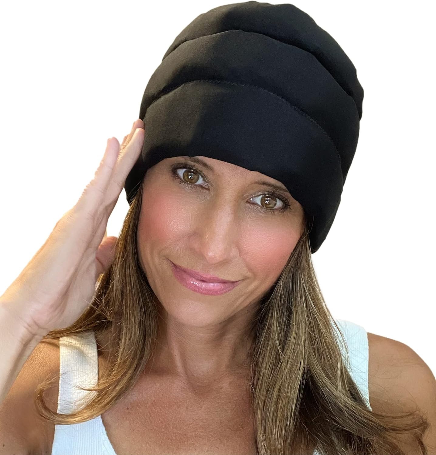 Cooling Head Wrap for Migraine Relief Ice Pack Mask for Stress Hangover