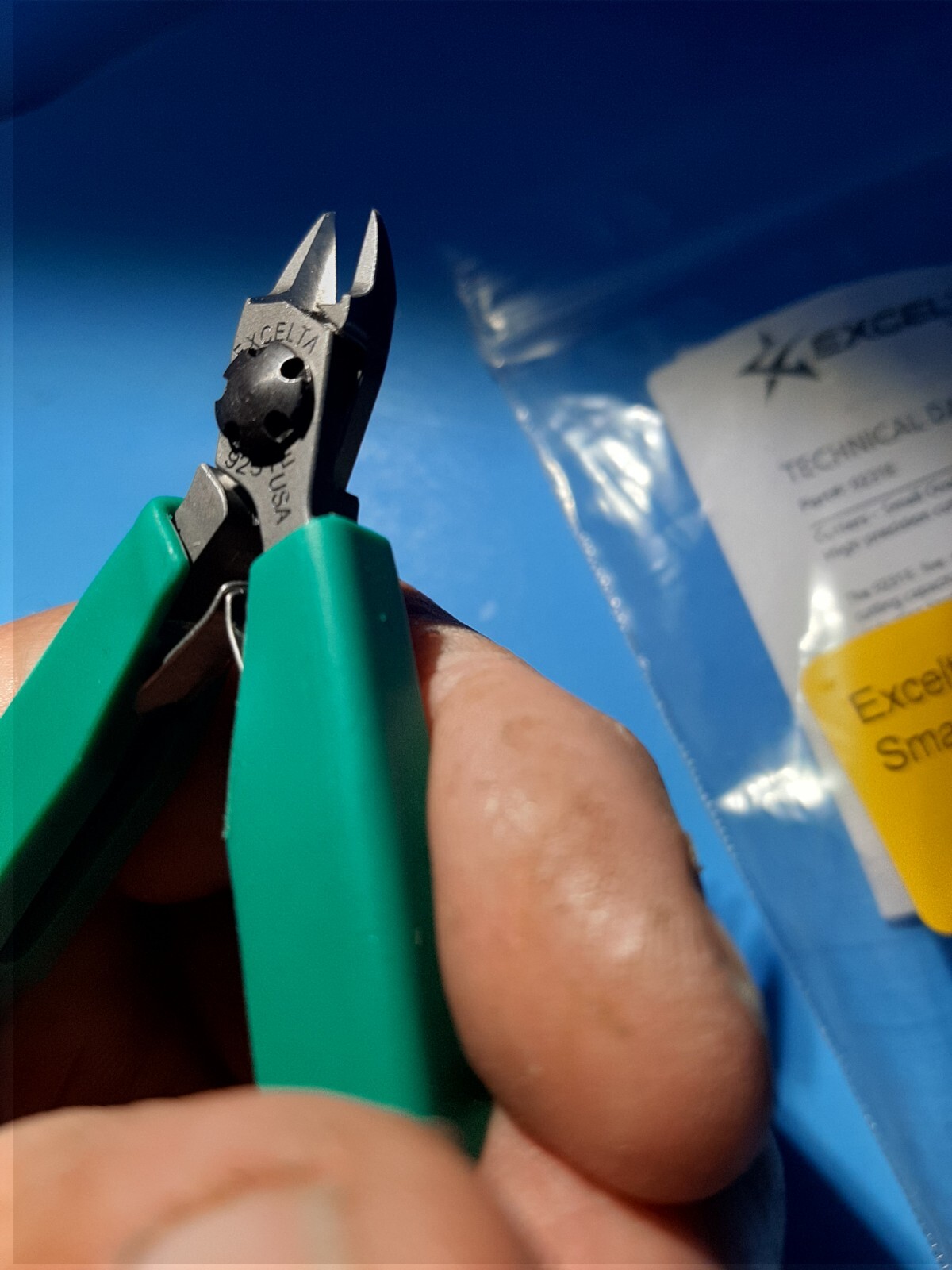 4" EXCELTA 9231E Diagonal Side Flush Cutter Wire Stripper Shears Pliers USA Made