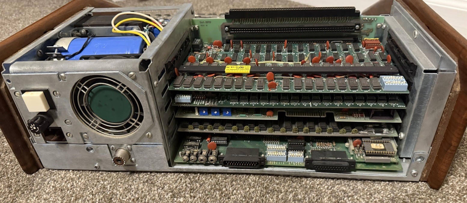 Processor Technology Sol-20 Terminal Computer Vintage Disk Storage Wires Covers