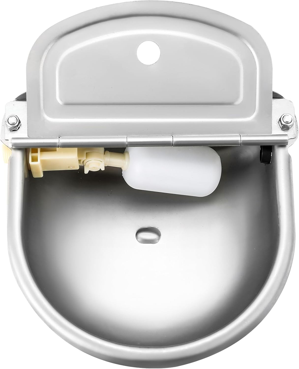 Dispensador automatico agua perros ganado acero inoxidable cuenco sin drenaje