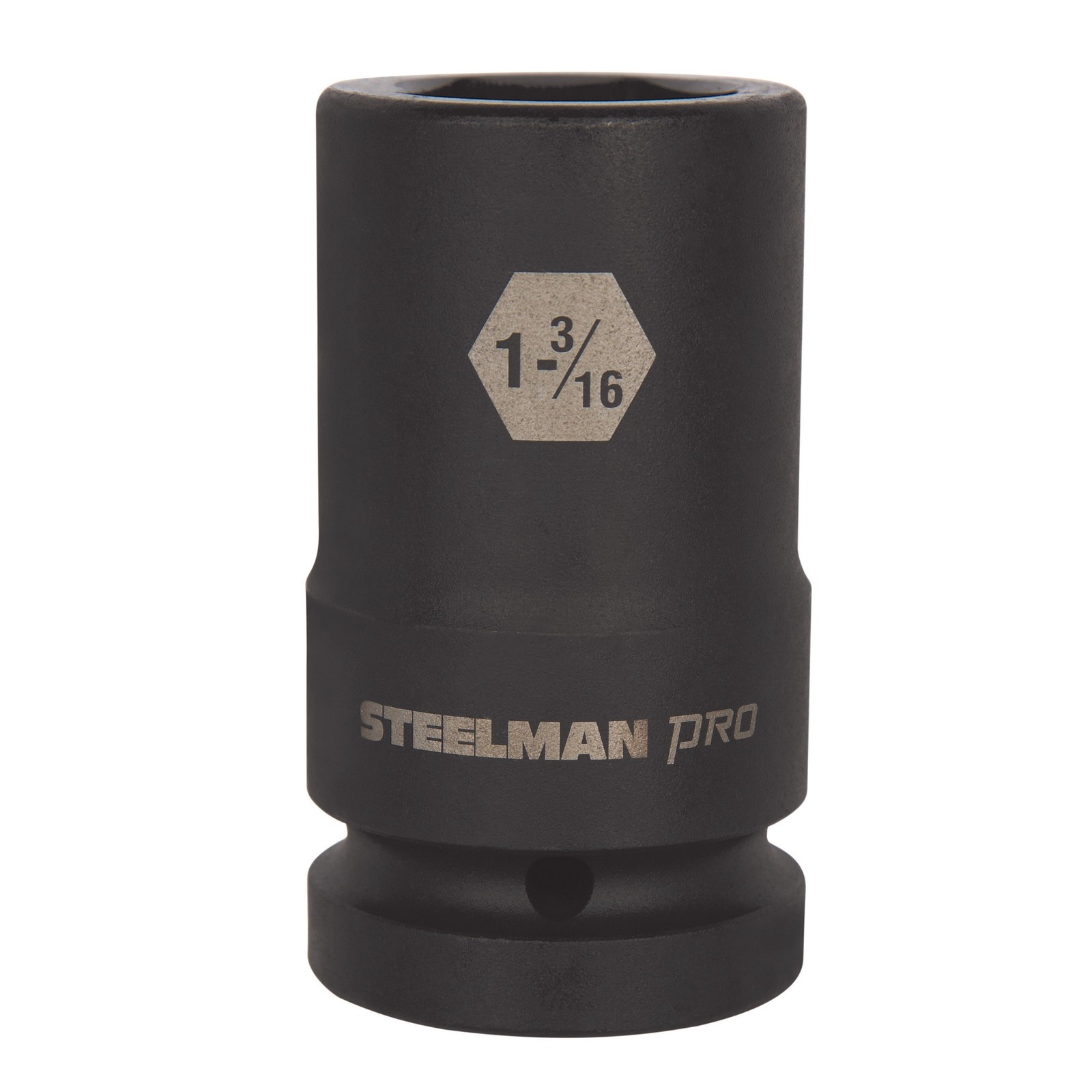Steelman Pro 1 in. Drive 1-3/16 in. 6 Point Deep Impact Socket 79396
