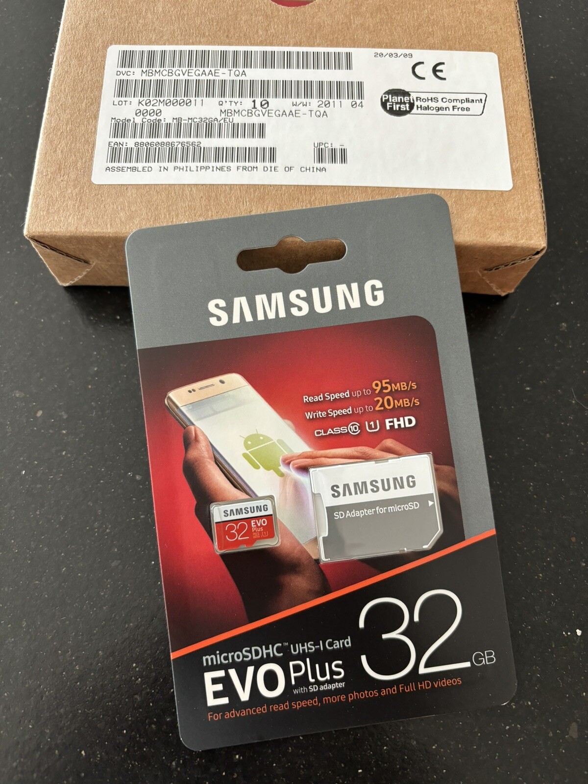Samsung microSDHC EVO Plus 32GB Memory Card — Brand-New