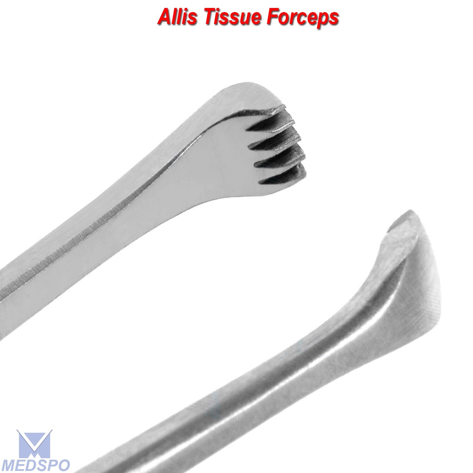 Surgical Allis Tissue Forceps Teeth Locking Hemostatic Gyneclogy Instruments