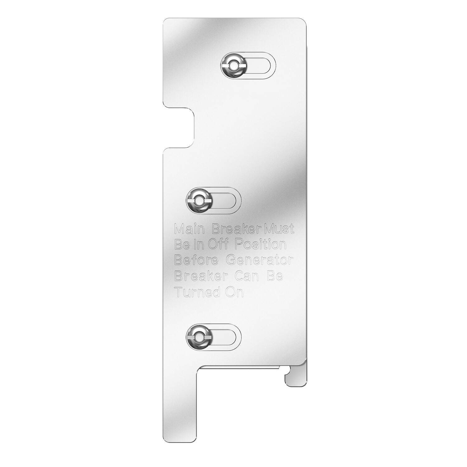 Generator interlock Kit Aluminum Main Panel For Square D 200 Amp Panels
