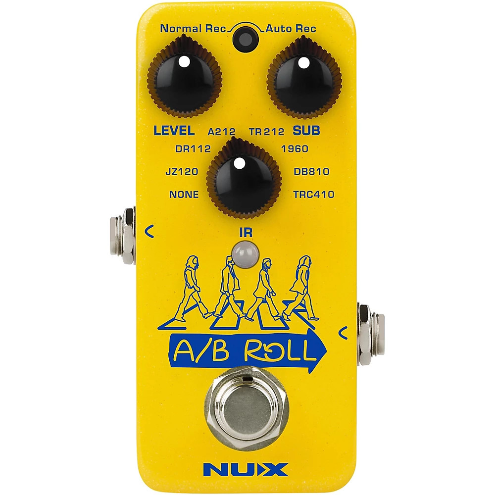 NUX AB Roll Octave and Loop Pedal  Yellow