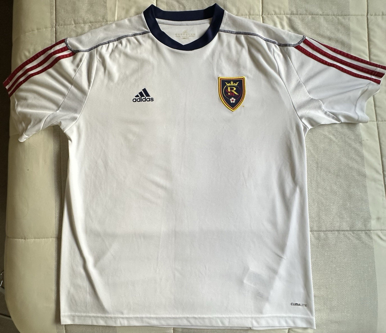 adidas Real Salt Lake  Soccer Training Shirt Jersey White XL Shirt