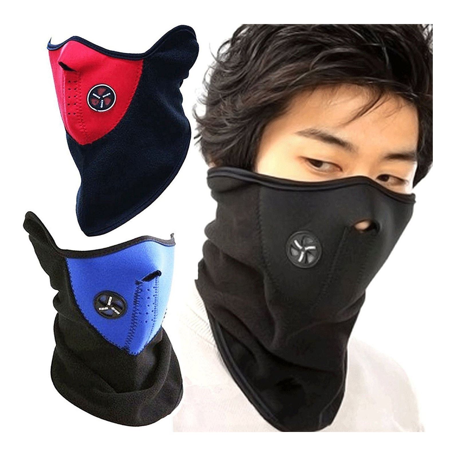 Bike Motorcycle THERMAL SKI Face Neck Cover Warmer Neoprene Mask Balaclava Sport