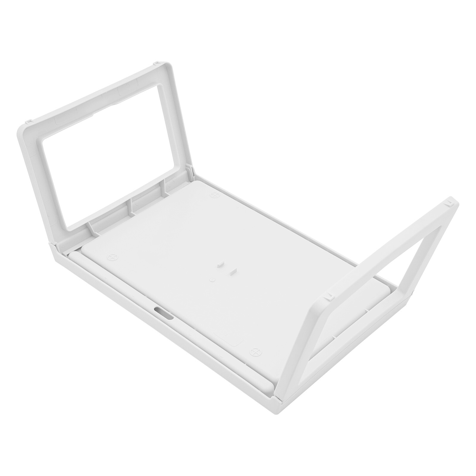 6 PCS White Foldable Laptop Desk Tray Folding Table Freestanding Lap Desks
