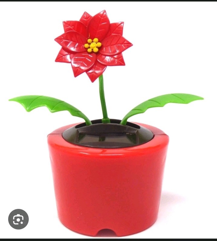 Dancing Poinsettia No batteries required