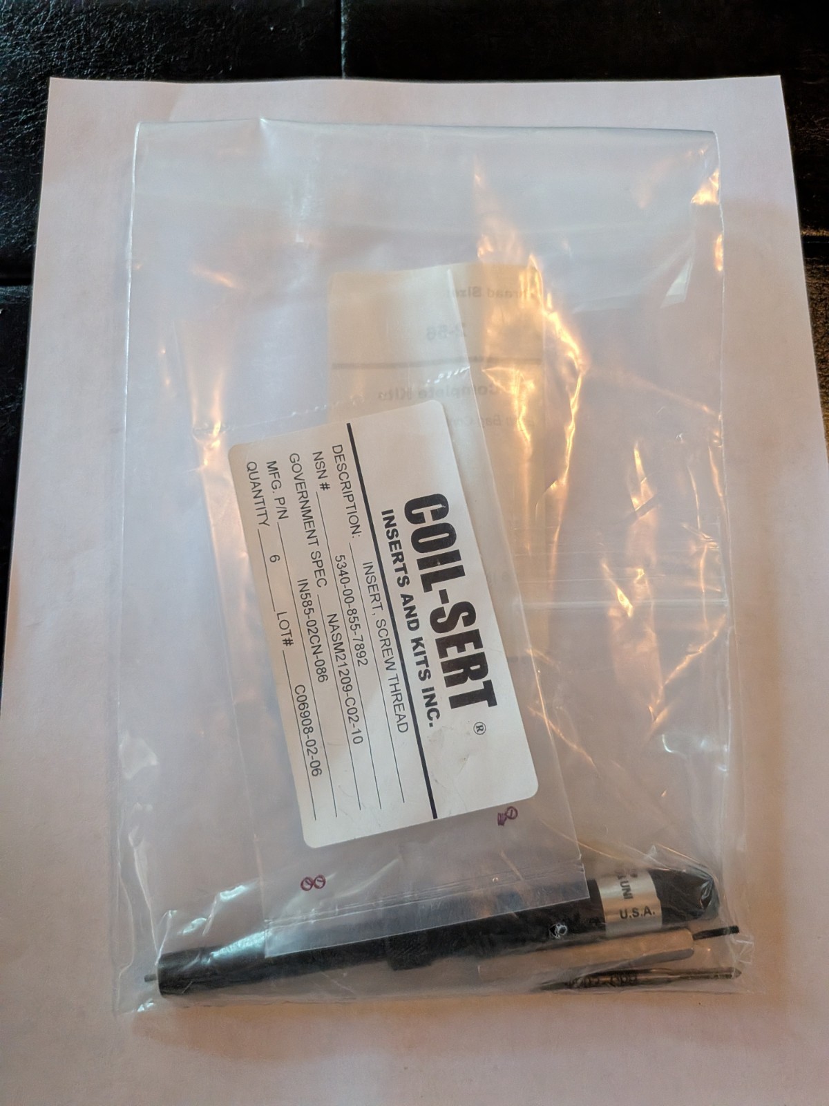 COIL-SERT 2-56 Thread Insert Kit E69