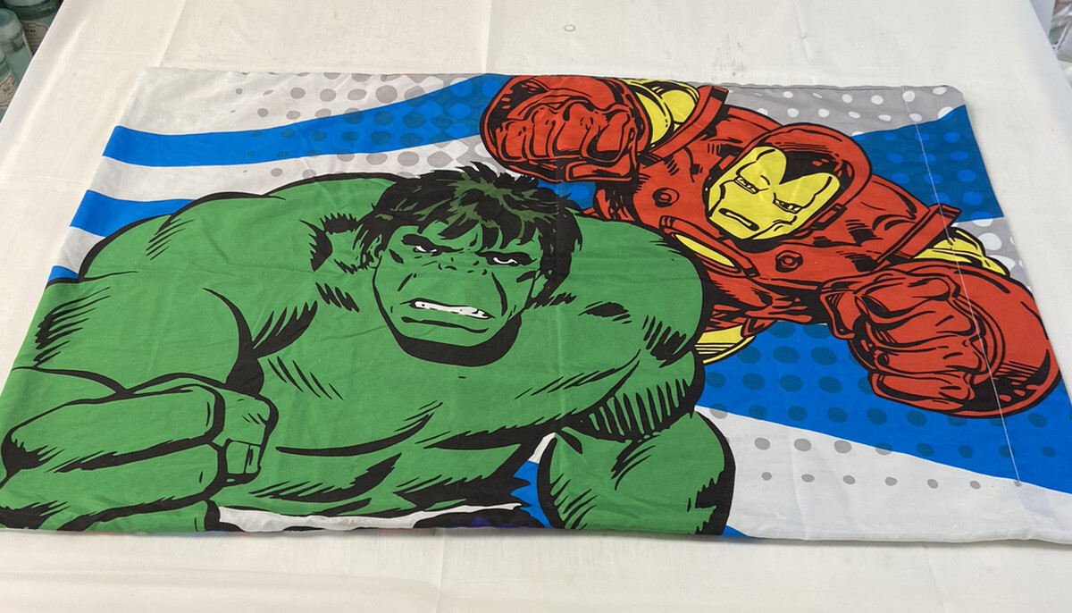 Avengers Pillow Case  Double Sided Awesome Super Heroes