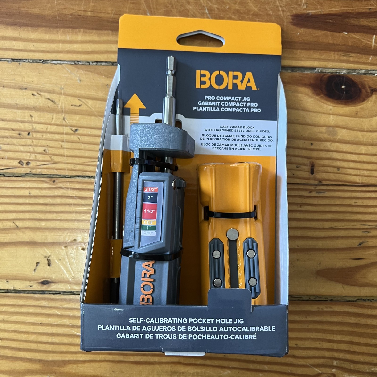 BORA Pro Compact Pocket Hole Jig Auto Adjusting Drill Guide Durable BRAND NEW