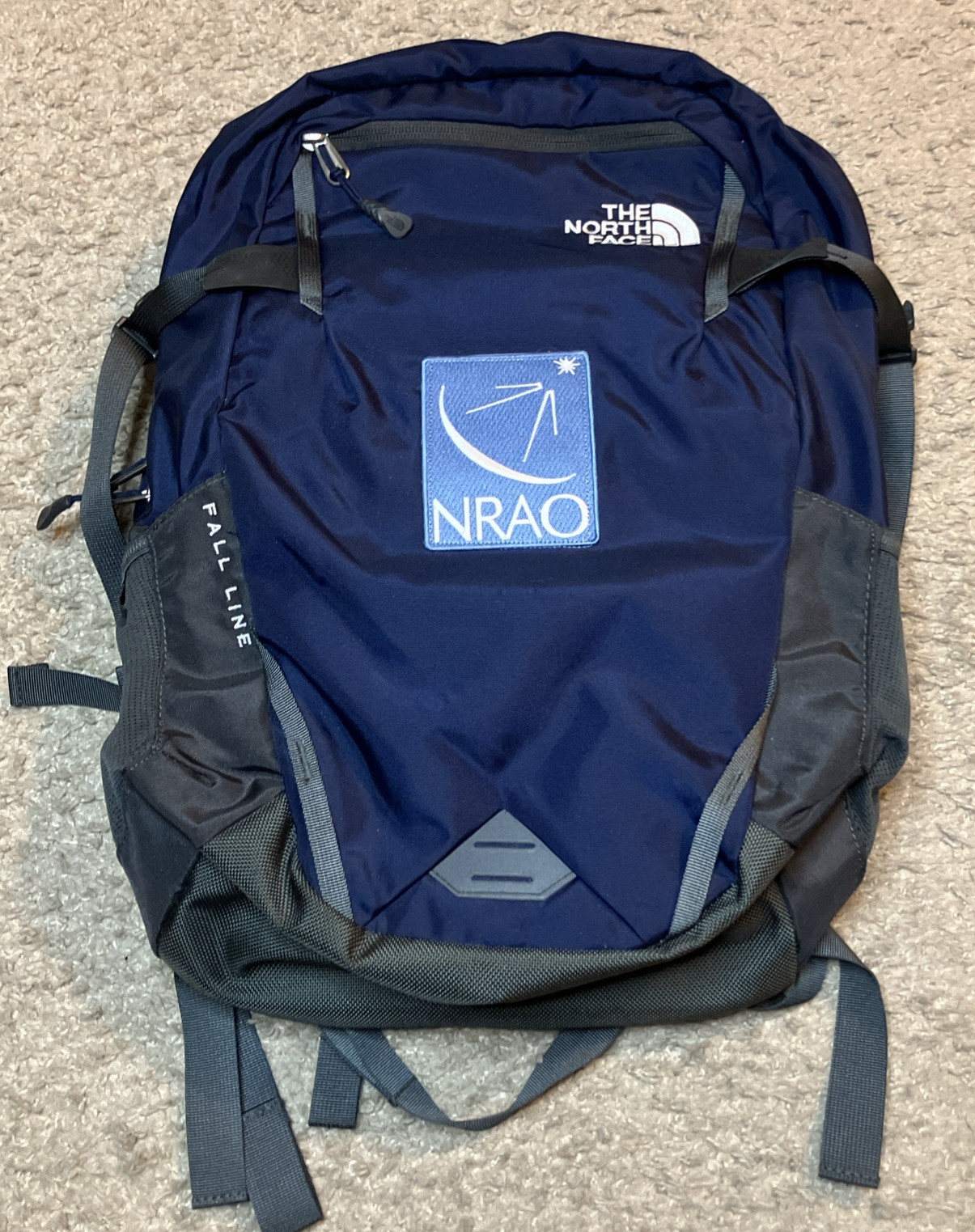 NRAO Logo The North Face Fall Line Backpack FlexVent Navy Multipurpose Laptop