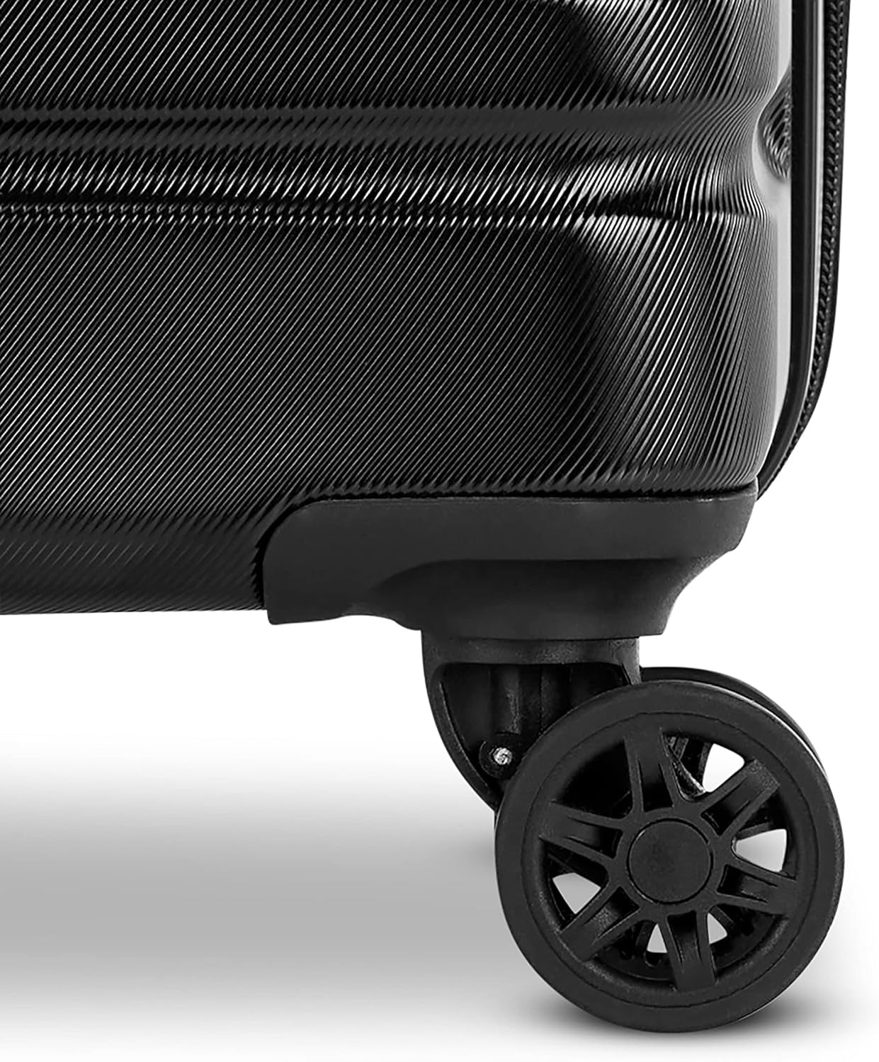 Evolve SE Hardside Expandable Luggage, Bass Black, Large Spinner