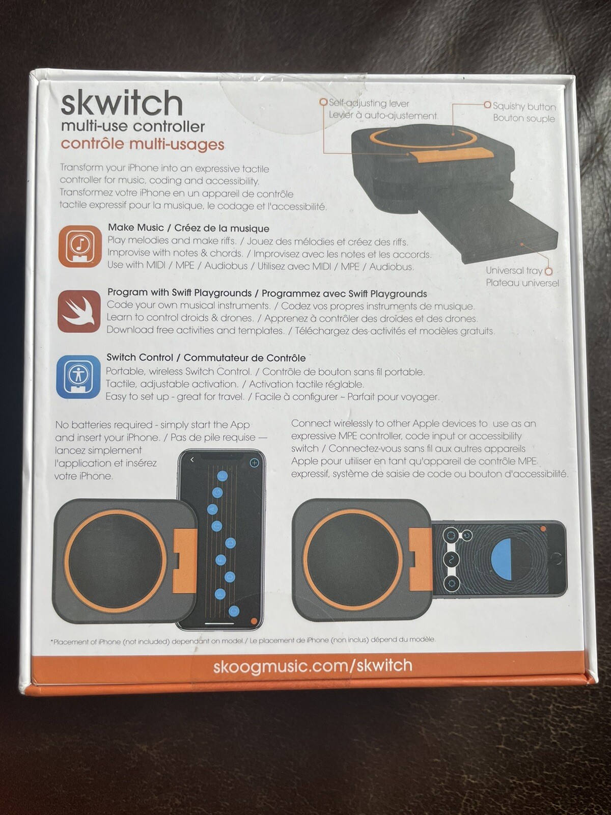 FOR iPhone Skoogmusic Skwitch Multi-use Controller Music Coding Compatible New