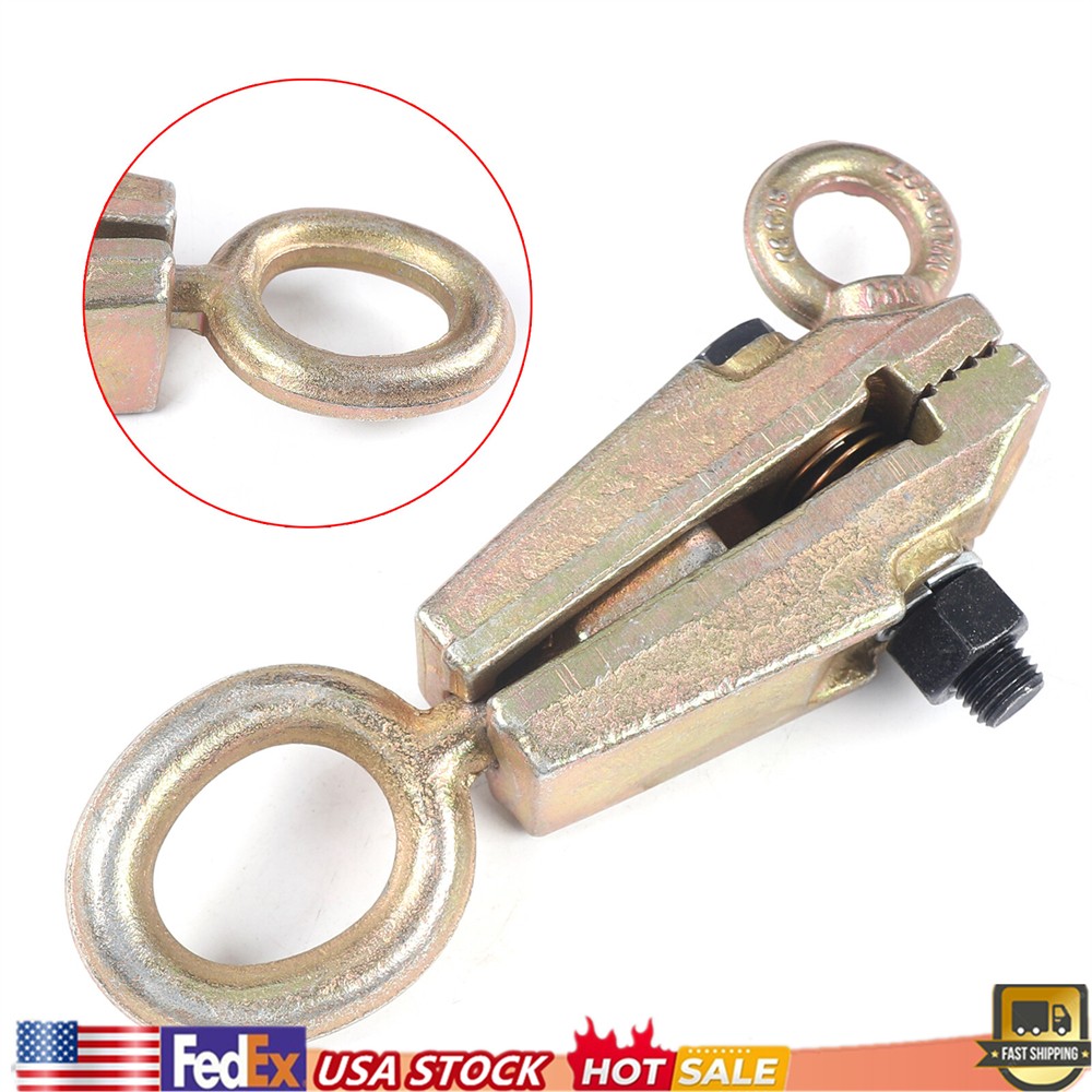 Auto Body Repair Pulling Fixture Pull Clamp Tool Self-Tightening Grip Frame Back