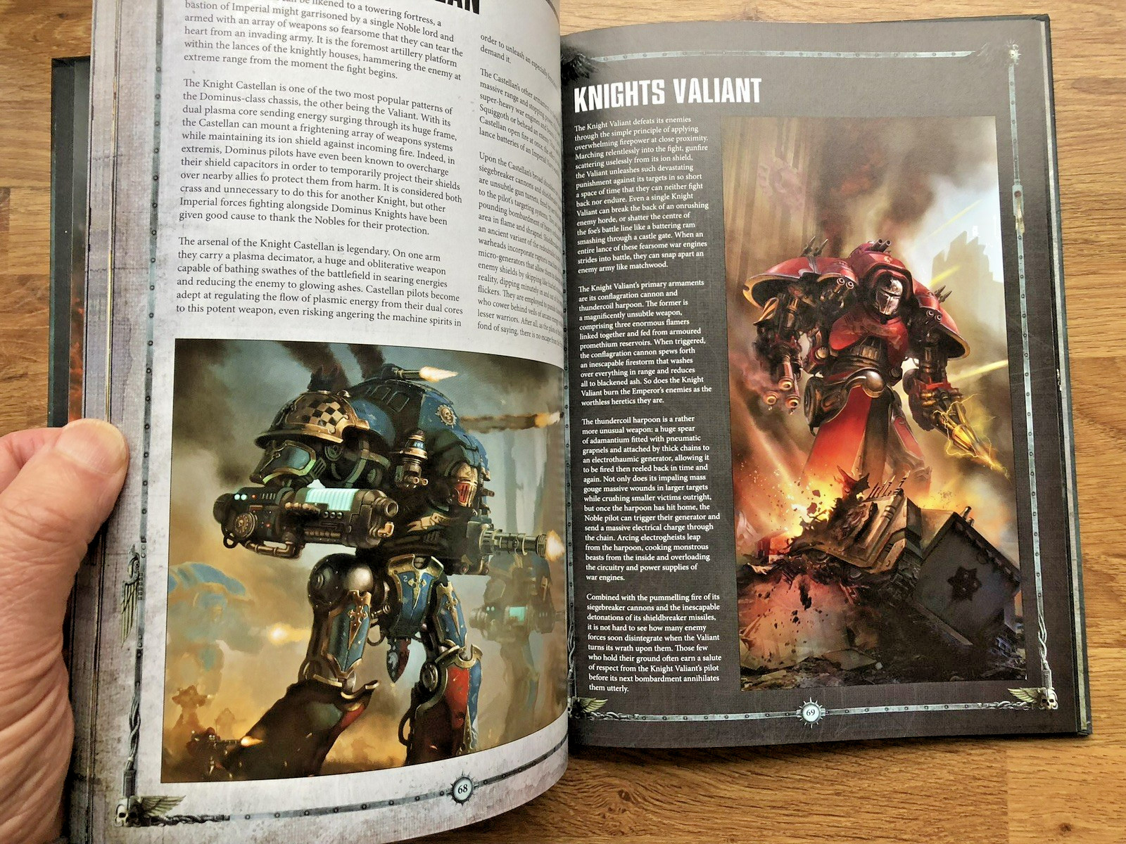 Warhammer 40,000 Codex Imperial Knights game guide 2018. HB